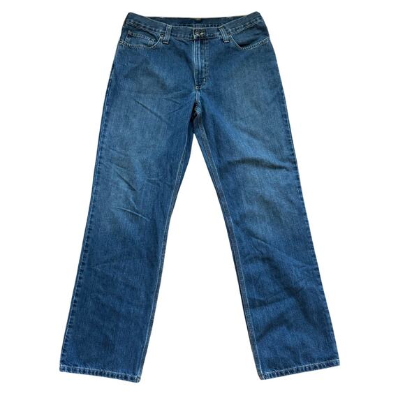 Carhartt‎ Men's Relaxed Fit Denim Straight Leg Jeans 36 x 34 Outdoors Casual Y2K - Picture 1 of 6